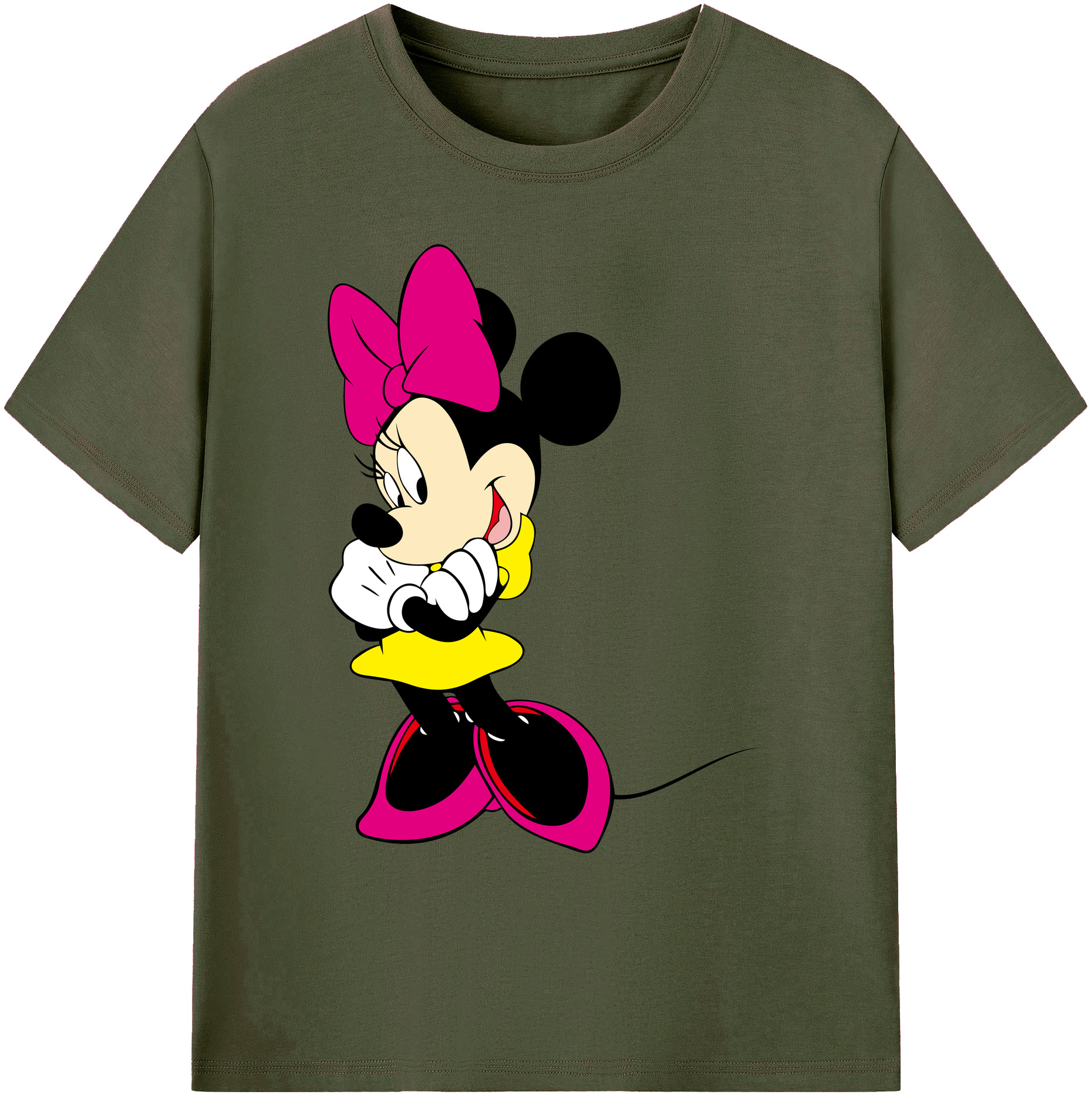 ミッキーマウス Mickey Mouse 綿100％ メンズ半袖Tシャツ｜肌触りやわらか＆通気性